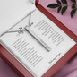 To My Person-Custom Engraved 4-Sided Stick Necklace – Sleek, Modern Personalized Bar Pendant Gift