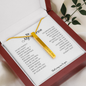 To My Person-Custom Engraved 4-Sided Stick Necklace – Sleek, Modern Personalized Bar Pendant Gift