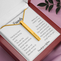 Personalized 4-Sided Engraved Stick Bar Necklace-Graduation Wedding Anniversary Gift