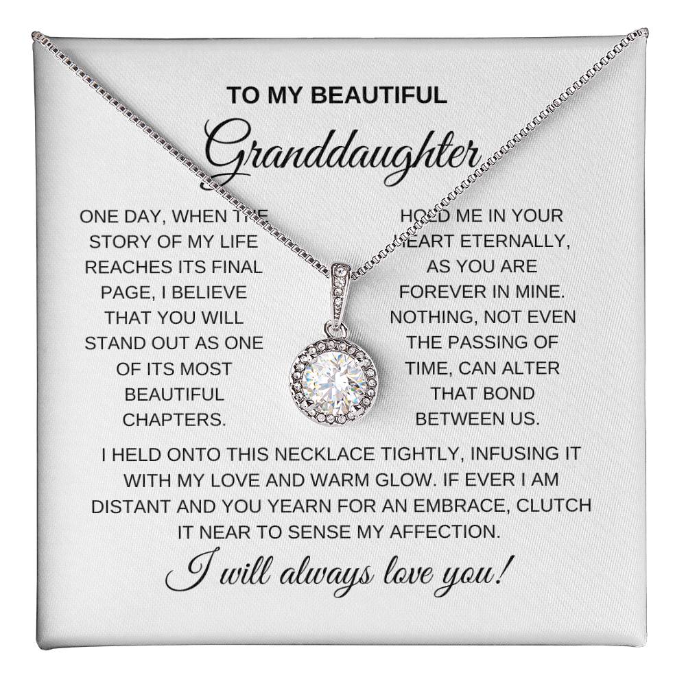 To My Beautiful Granddaughter