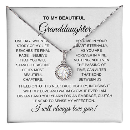 To My Beautiful Granddaughter