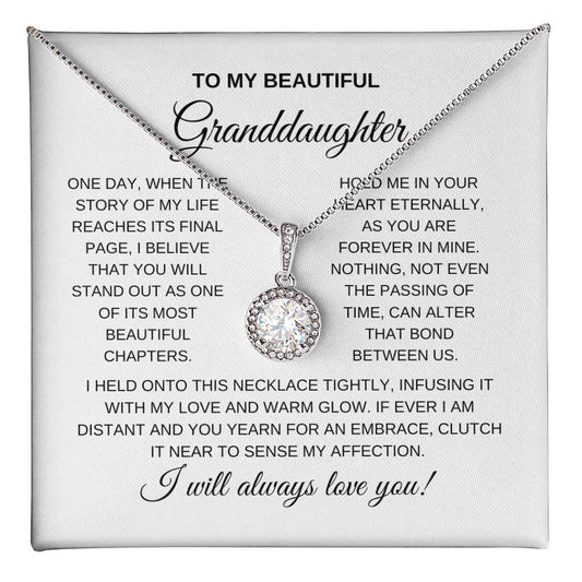 To My Beautiful Granddaughter