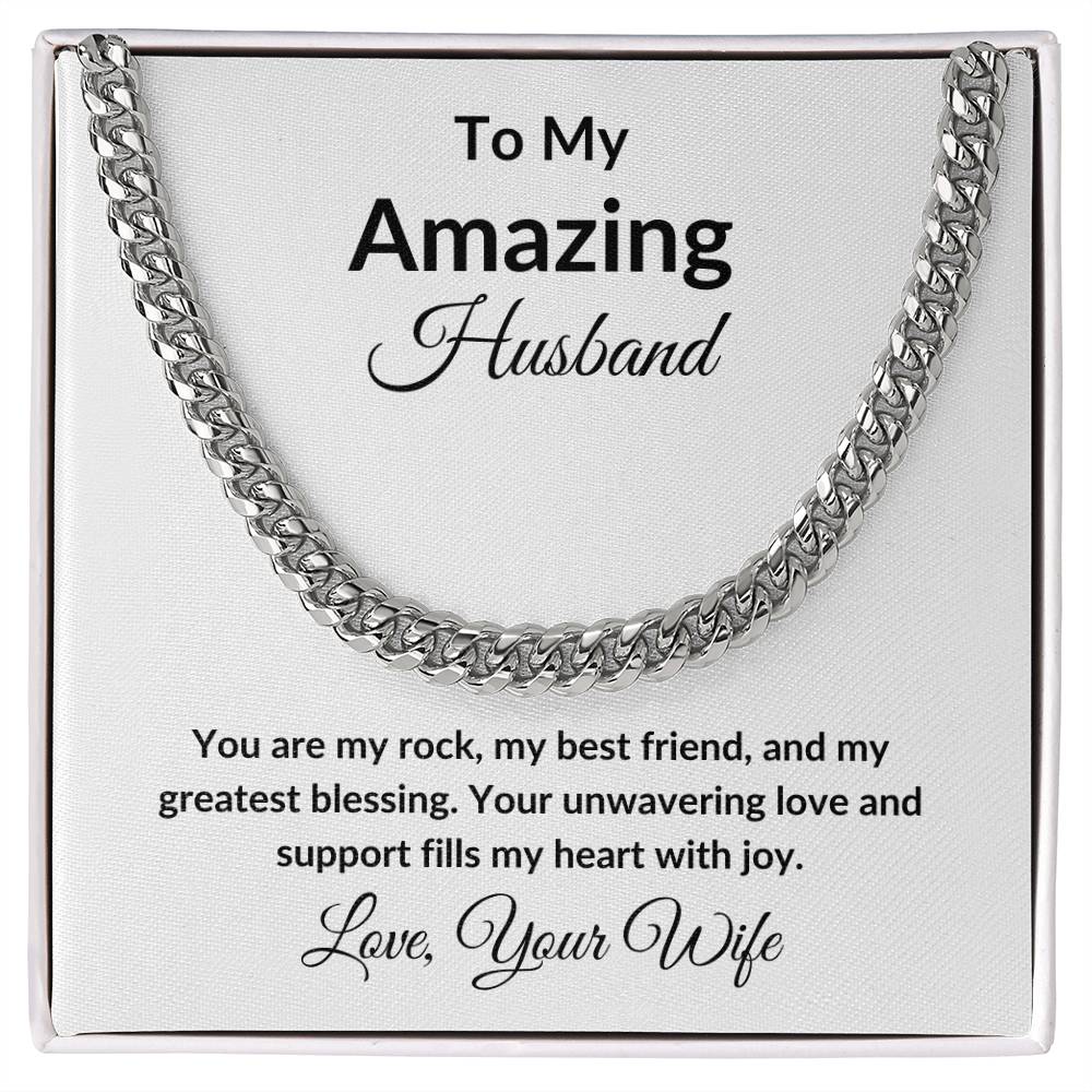 To My Amazing Husband