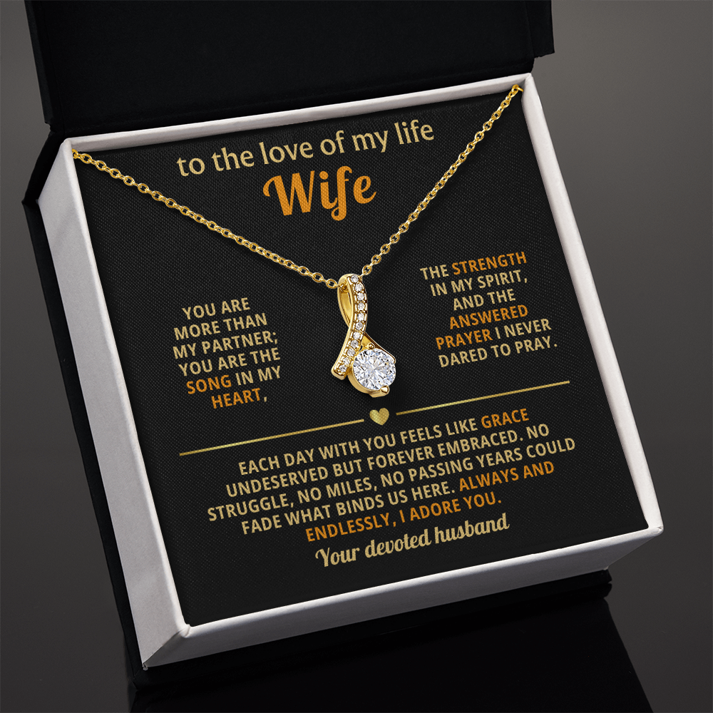 To the love of my life-Alluring Beauty Necklace for Wife