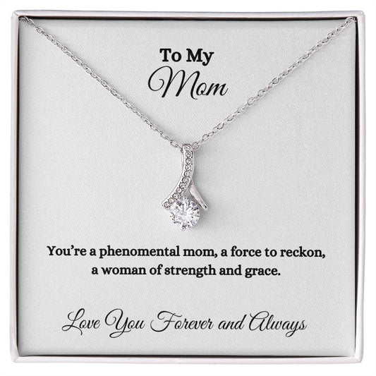 To My Mom Alluring Beauty Necklace