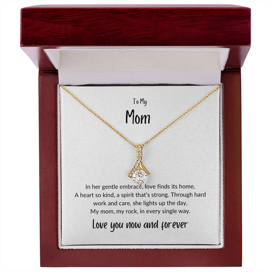 To My Mom Alluring Beauty Necklace