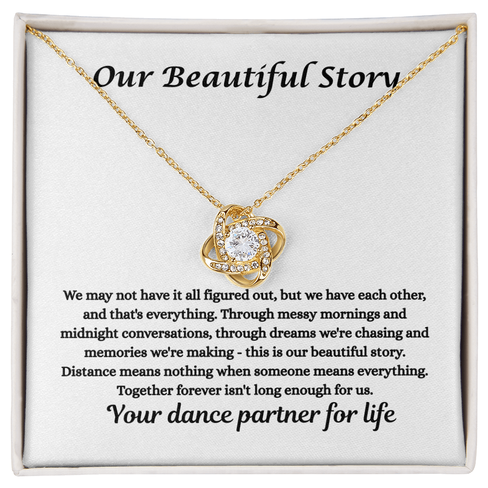 Our Beautiful Story – Love Knot Necklace