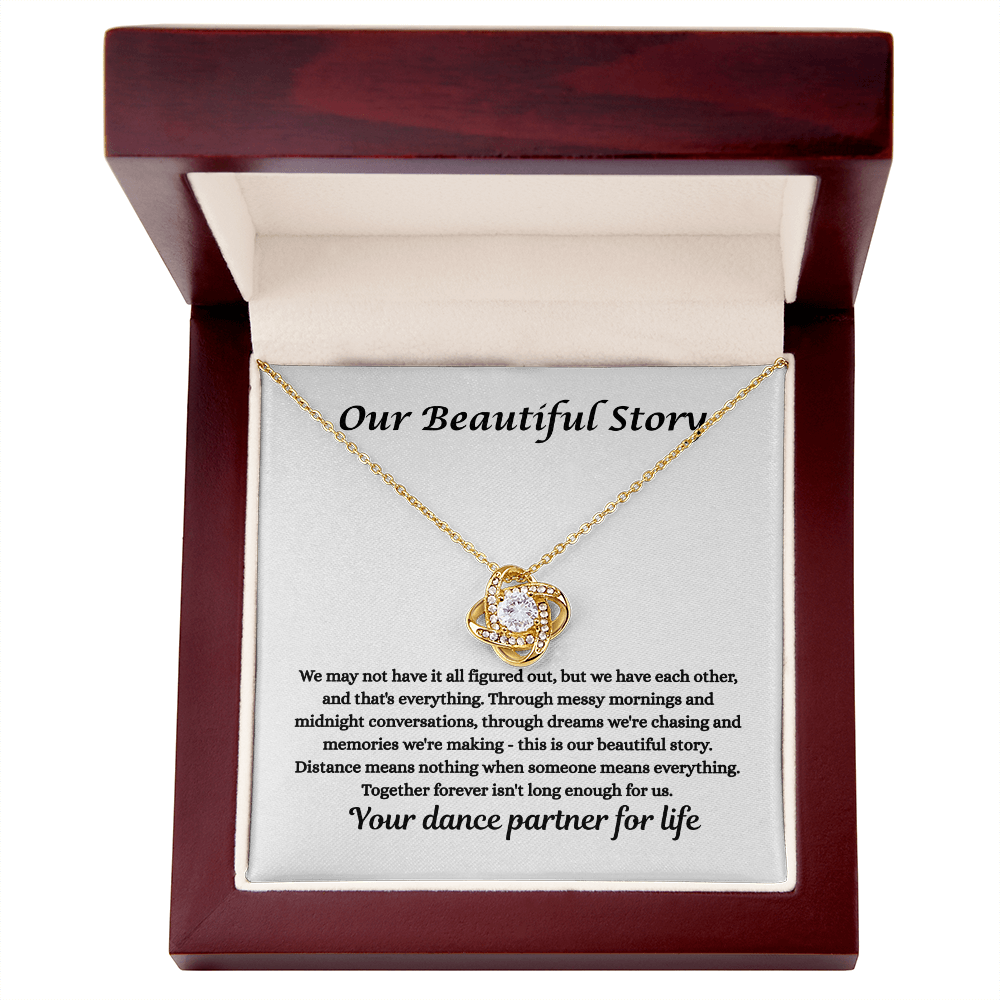 Our Beautiful Story – Love Knot Necklace