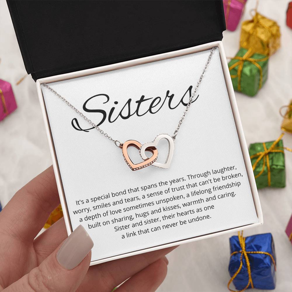 Sisters Interlocking Hearts