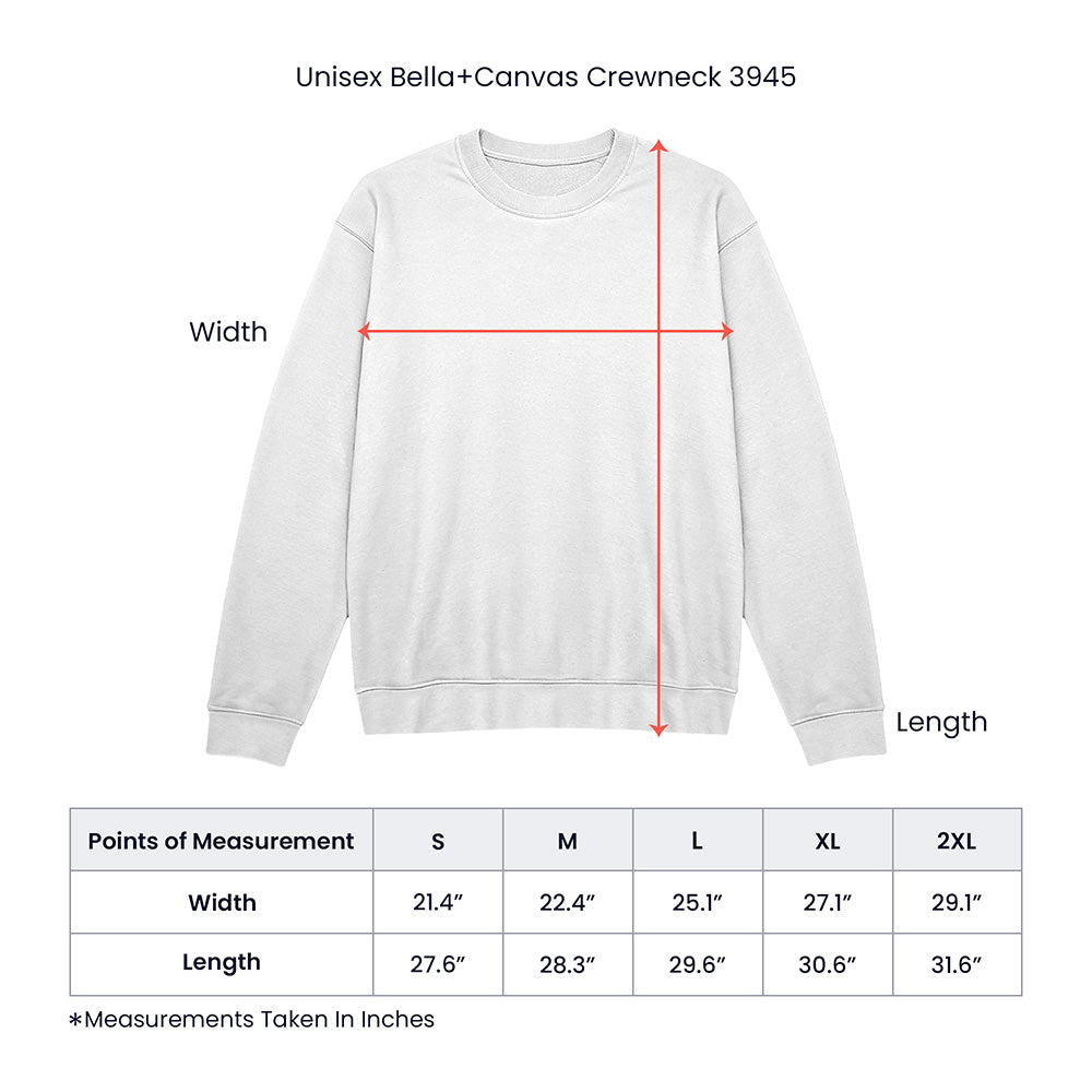 – Merry & Bright Christmas Fleece Pullover Bella + Canvas 3945 Unisex Crewneck Sweatshirt&nbsp;