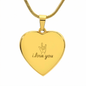 I Love You ASL | Engraved I Love You Pendant | Custom Personalized Jewelry Gift