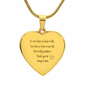 Friends for Life |Personalized Heart Necklace | Custom Engraved Pendant | Stainless Steel or 18K Gold Finish