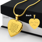 Thanks for Sharing My Story| Engraved Heart Necklace – Personalized Stainless Steel or 18K Gold Heart Pendant for Loved Ones