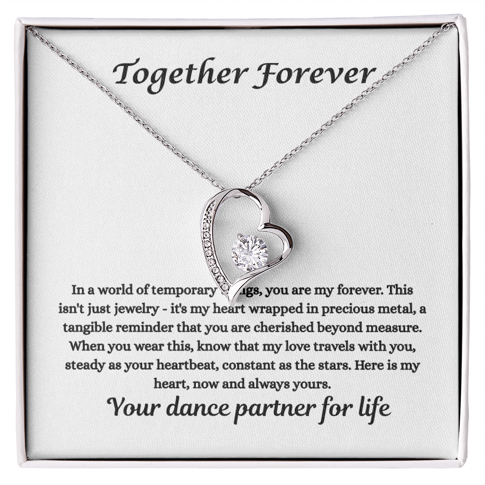 Forever Love Necklace – “Your Dance Partner for Life” Gift for Her