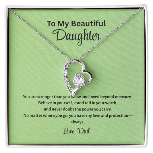To My Beautiful Daughter Love Dad