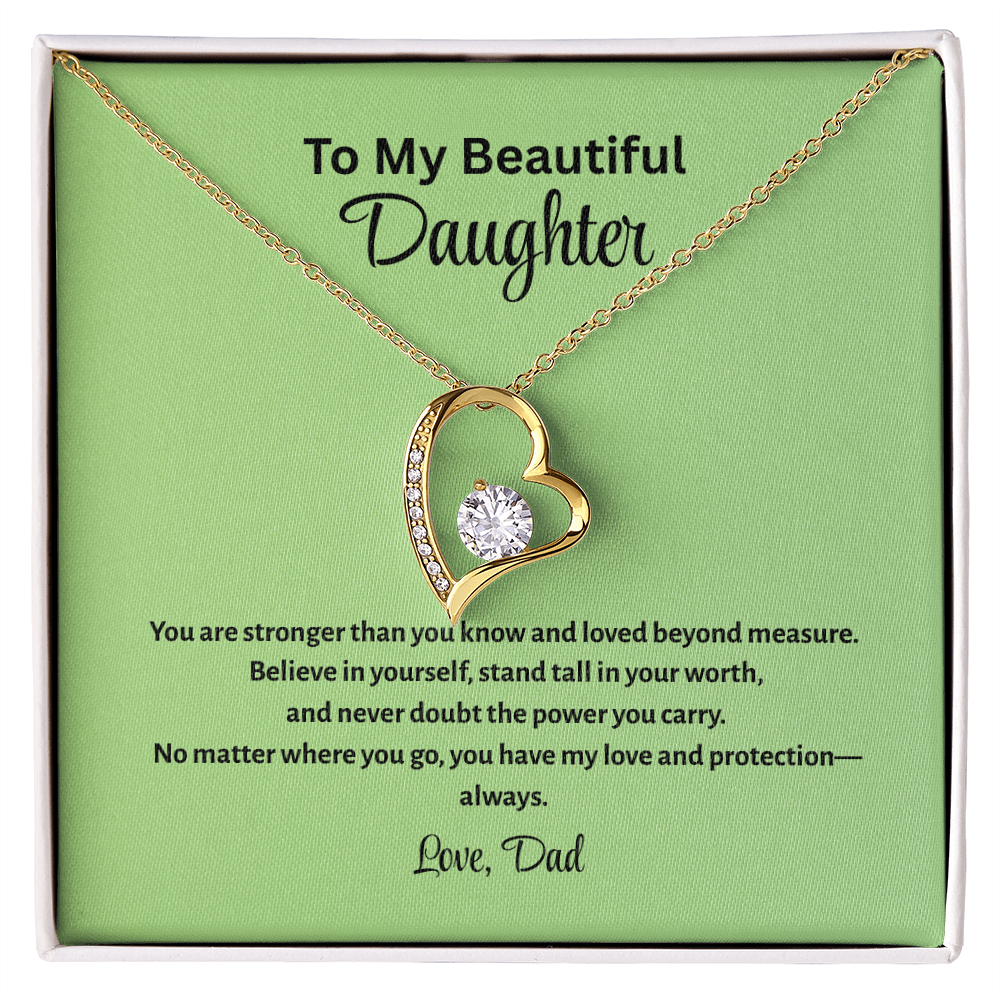 To My Beautiful Daughter Love Dad