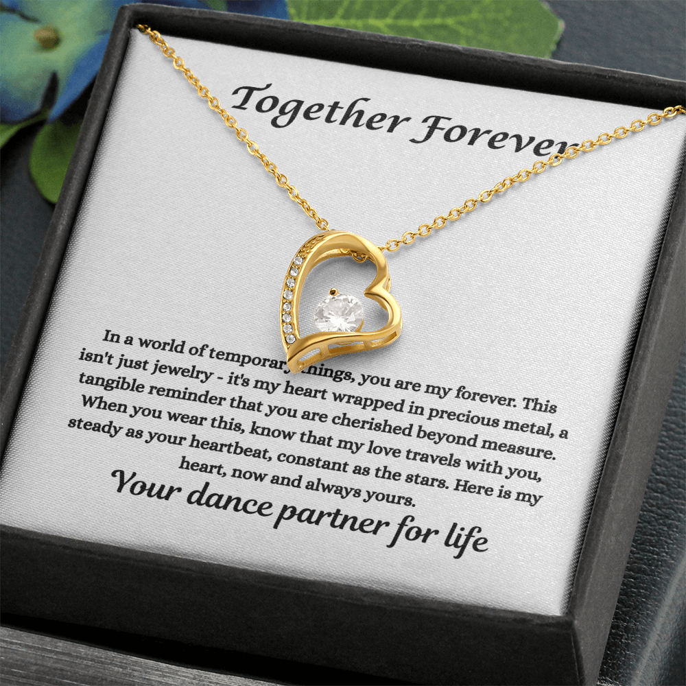Forever Love Necklace – “Your Dance Partner for Life” Gift for Her
