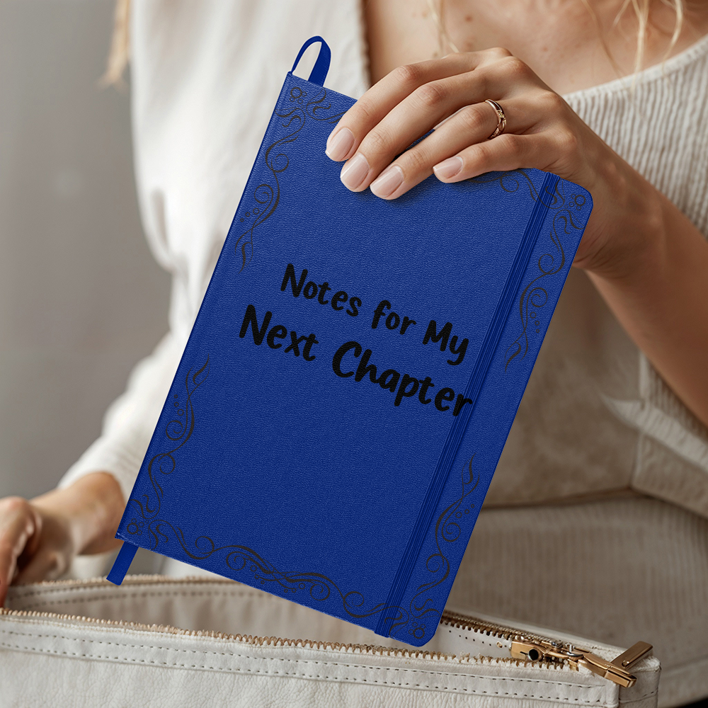 Notes for My Next Chapter – Hardcover Bound Journal | 5.5x8.5 Lined Notebook
