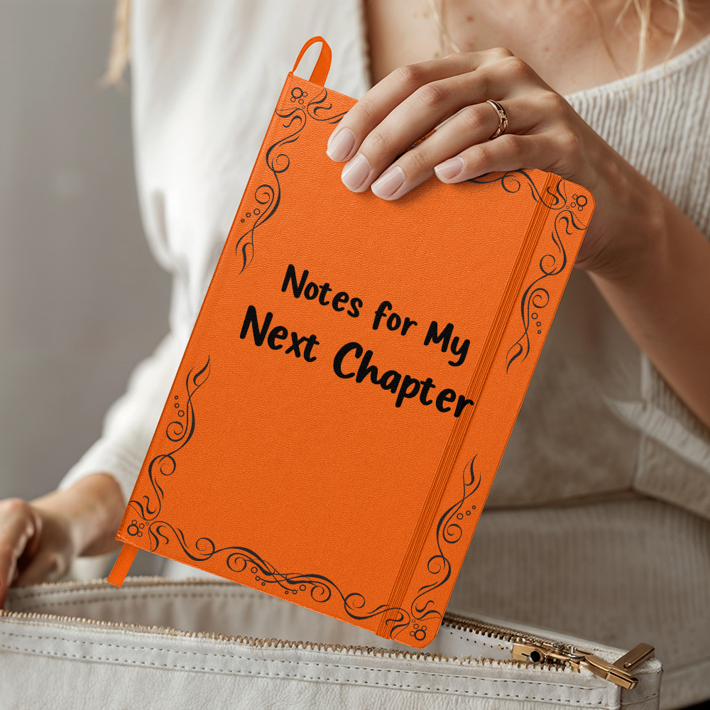 Notes for My Next Chapter – Hardcover Bound Journal | 5.5x8.5 Lined Notebook