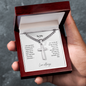 Personalized Cross Necklace for Men | Cuban Link Chain | Engraved Faith Gift | 18K Gold or Stainless Steel