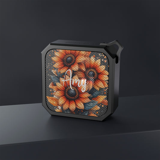 Personalized Sunflower Blackwater Bluetooth Outdoor Speaker - Waterproof, Portable with Carabiner Clip