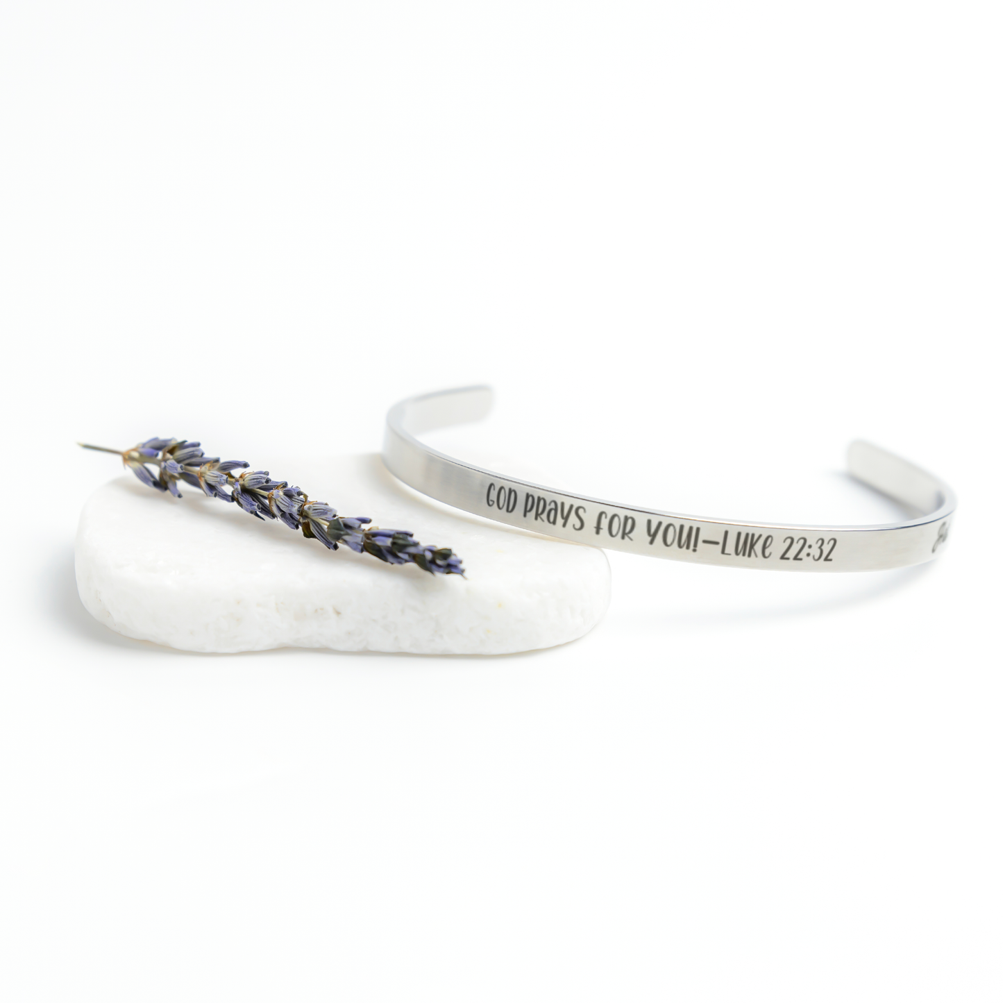 God Prays for You Cuff Bracelet