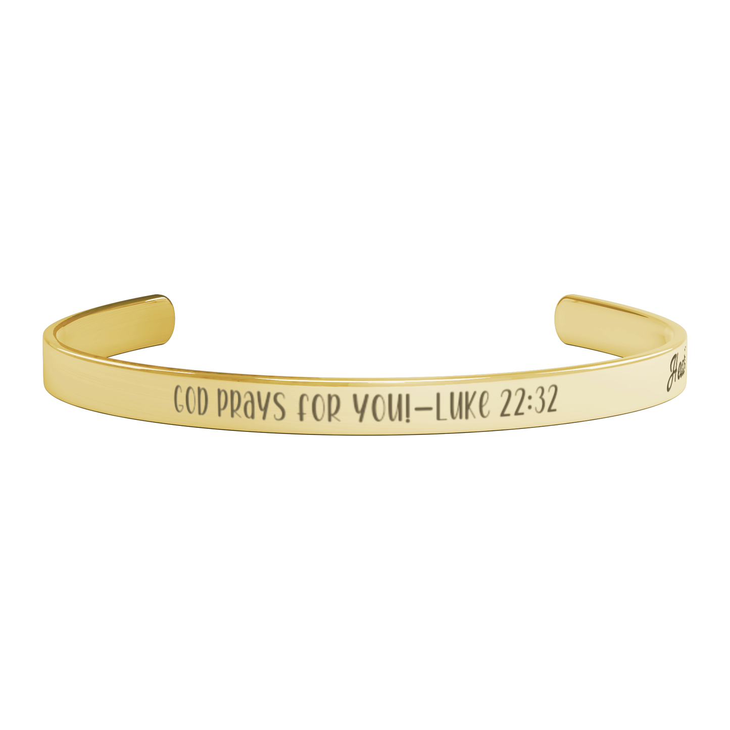 God Prays for You Cuff Bracelet