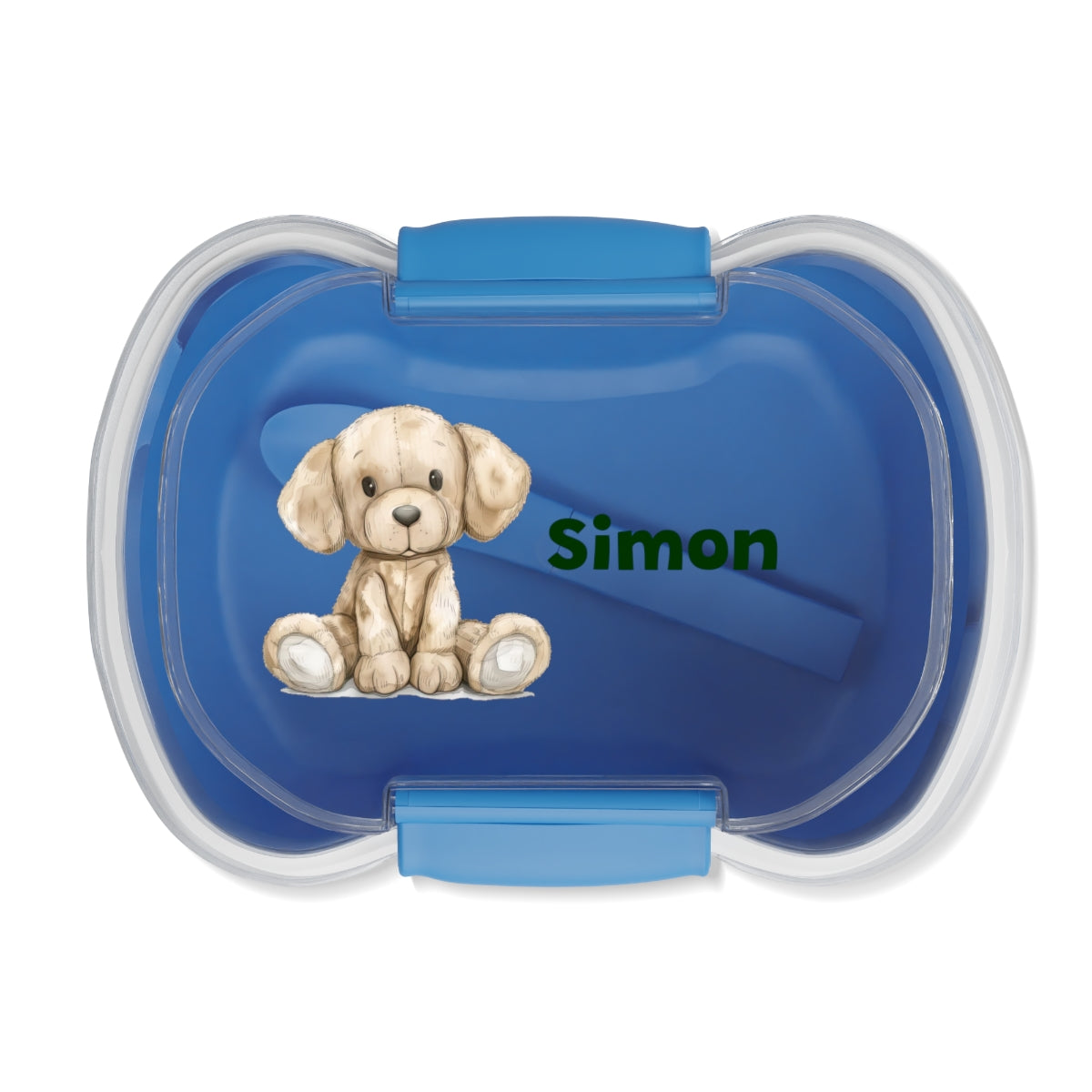 Personalized Puppy Two-tier Bento Box