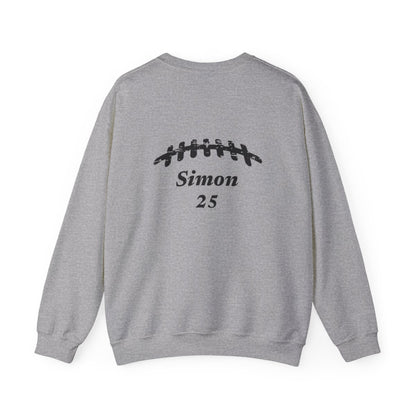 Personalized Football Mama Heavy Blend™ Crewneck Sweatshirt