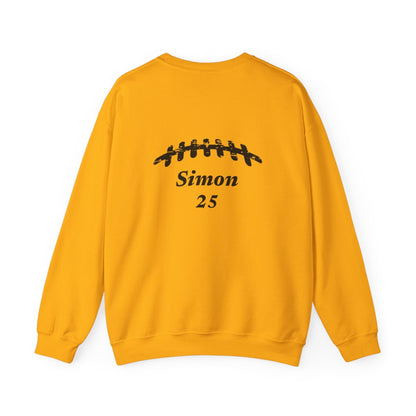 Personalized Football Mama Heavy Blend™ Crewneck Sweatshirt