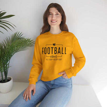 Personalized Football Mama Heavy Blend™ Crewneck Sweatshirt