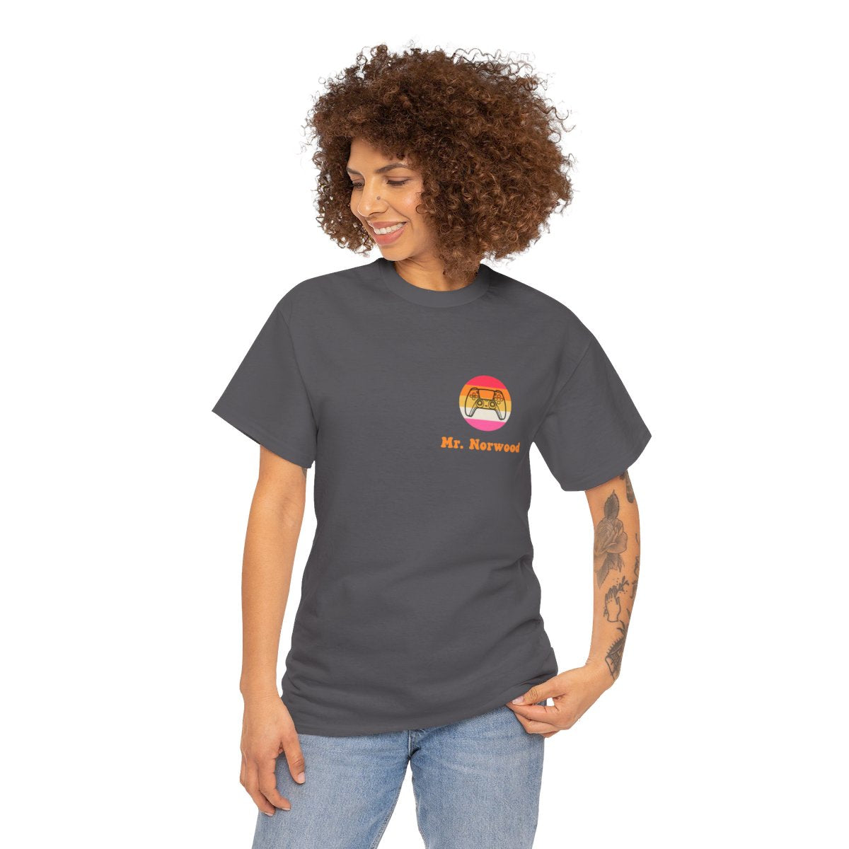 Entering A New Level Grade Level Personalized Heavy Cotton Tee