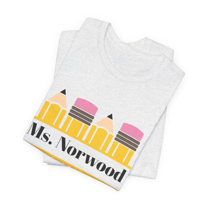 Personalized Pencil T-Shirt