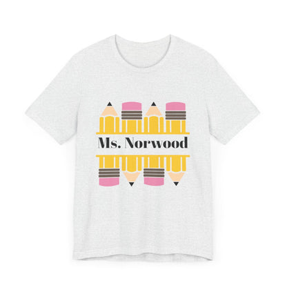 Personalized Pencil T-Shirt