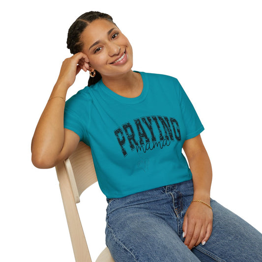 Praying Mama T-Shirt – Faith-Inspired Comfort Tee for Moms