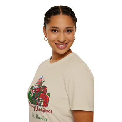 Persoanlized Merry Christmas Teacher T-Shirt!