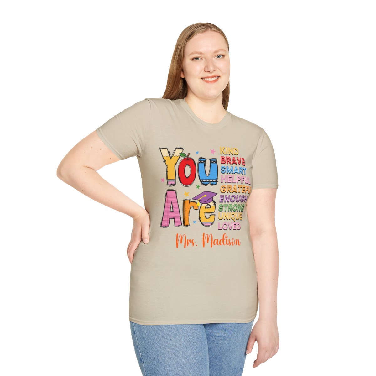 You Are... Teacher Softstyle T-Shirt-Personalized