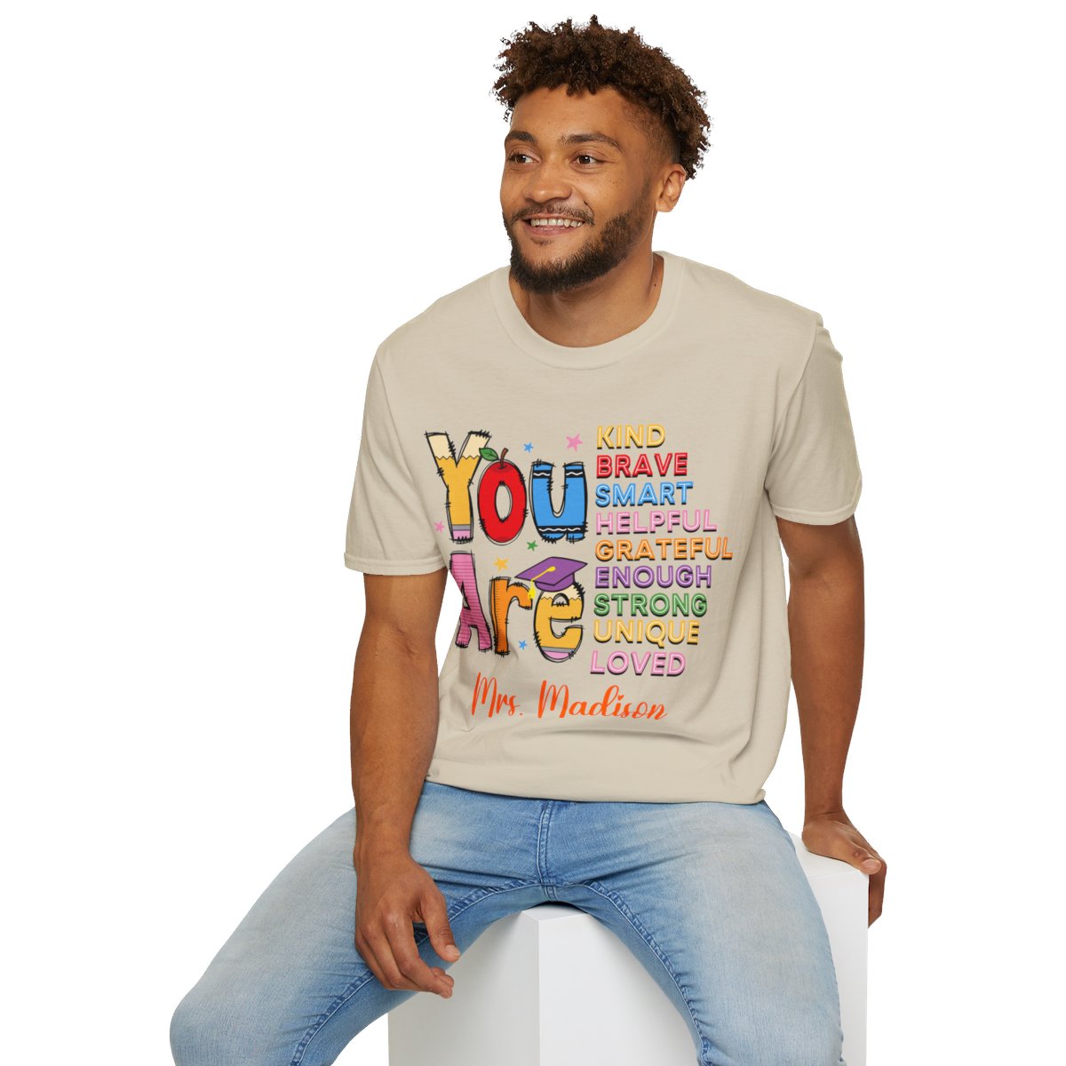 You Are... Teacher Softstyle T-Shirt-Personalized